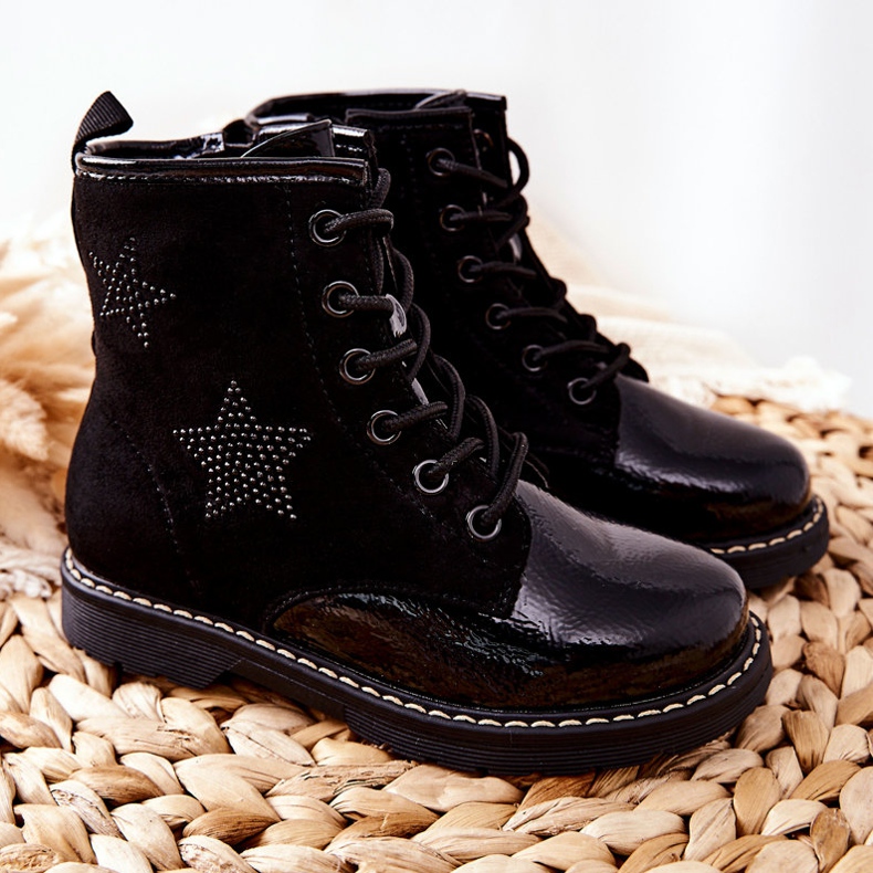 Vinceza Black Gander children's boots 1