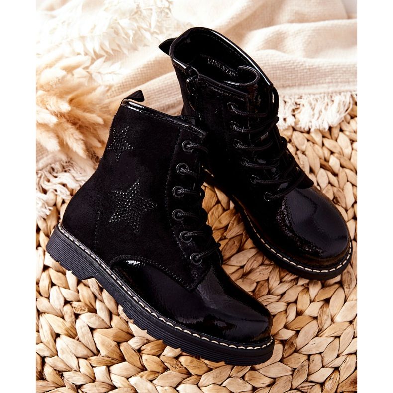Vinceza Black Gander children's boots 2
