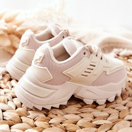 FR1 Children's Sneakers Jasno Beżowe Freak Out beige 2