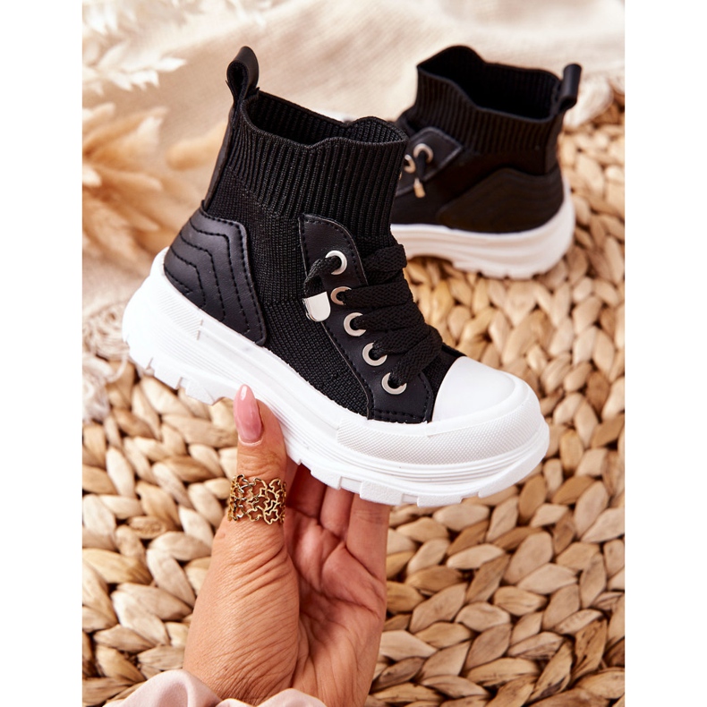 FR1 Black Callobe Children's Sneakers ['black'] 2