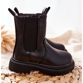 FR1 Black Aletris Children's Warm Boots 2
