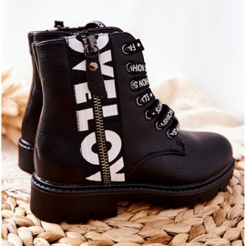 Vinceza Children's Boots Workers Black Pomeroy 2