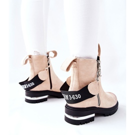 PS1 Insulated boots with a zipper Beige Cortona 1