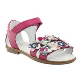 Gladiator sandals Bartek 16168 pink multicolored 1