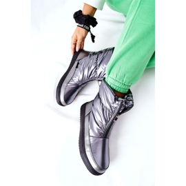 S.Barski Women's Gray Monile Warm Snow Boots silver grey 1 S.Barski Women's Gray Monile Warm Snow Boots silver grey 1