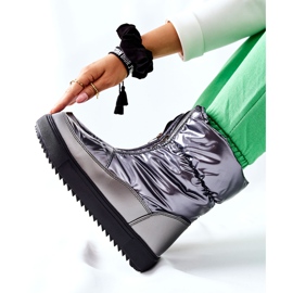 S.Barski Women's Gray Monile Warm Snow Boots silver grey 2 S.Barski Women's Gray Monile Warm Snow Boots silver grey 2