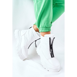 Vinceza Women's Trappers Boots White Echowen 2