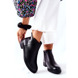 Flat Warm Boots Sergio Leone BT511 Black 1