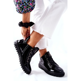 Lacquered Shoes Sergio Leone PB210 Black 2