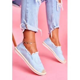 PS1 Flaure Women's Blue Espadrilles 1