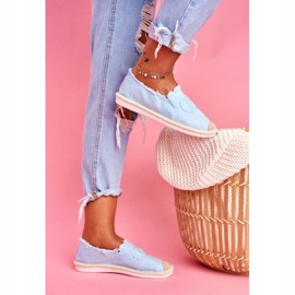 PS1 Flaure Women's Blue Espadrilles 2