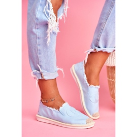PS1 Flaure Women's Blue Espadrilles 3