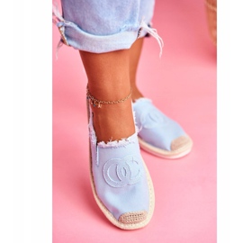 PS1 Flaure Women's Blue Espadrilles 4
