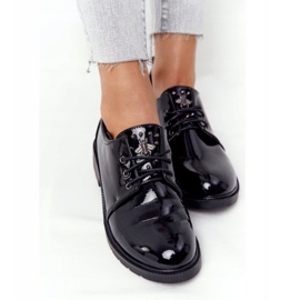 S.Barski Women's Oxfords Lacquered Lacquered Shoes S. Barski Black 2