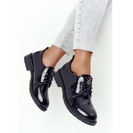 S.Barski Women's Oxfords Lacquered Lacquered Shoes S. Barski Black 4