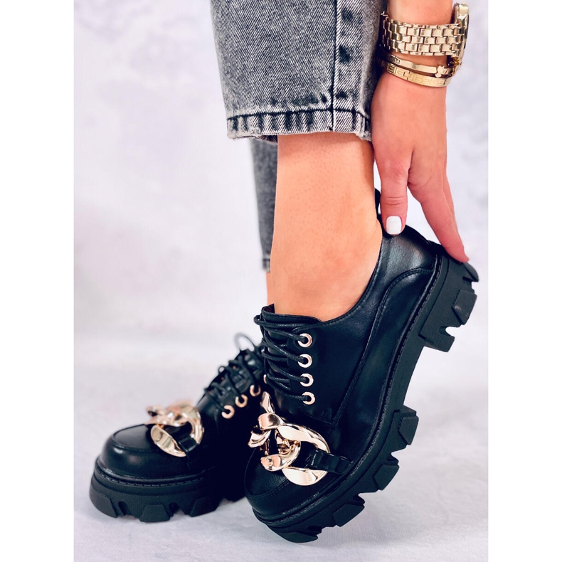 Tony Black women's shoes with chain 1 Tony Black women's shoes with chain 1