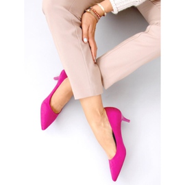 Pumps on a low heel Ann Fushia pink 2