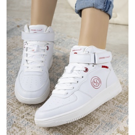 Cross Jeans Madrid women's white sneakers 1