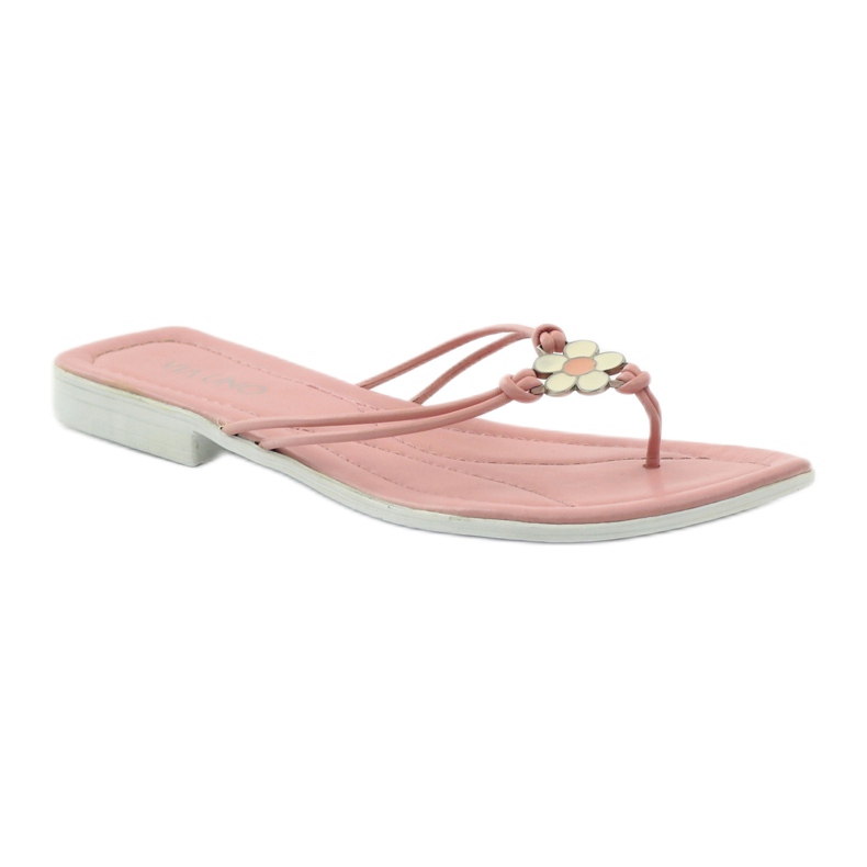 Via-Nova Women's slippers Via Uno pink white 1