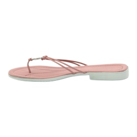Via-Nova Women's slippers Via Uno pink white 2