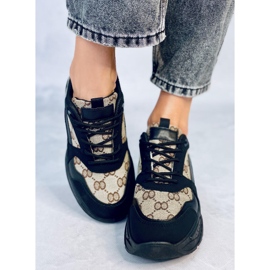 Isla Black Trainers beige 1