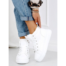 Ava White high-top sneakers 1