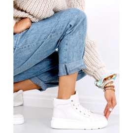 Ava Beige ankle sneakers 1