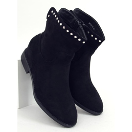 Boots on a hidden wedge Melisa Black 2