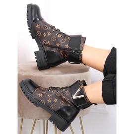 Karla Black military boots brown 1