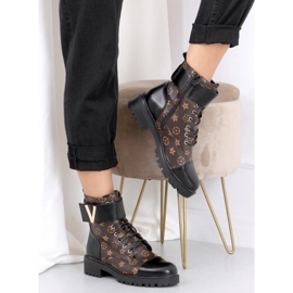 Karla Black military boots brown 2