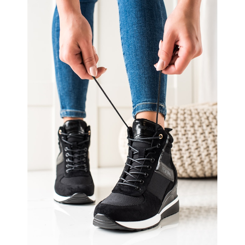 W. Potocki Sneakers On Wedge Potocki black 2