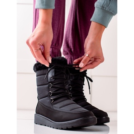 Light black VINCEZA snow boots 1