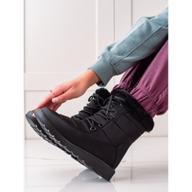 Light black VINCEZA snow boots 3