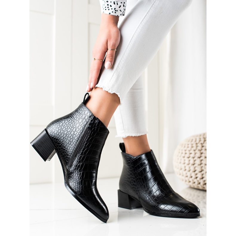 Filippo Casual high-heeled boots black 2 Filippo Casual high-heeled boots black 2