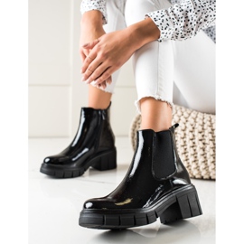 Filippo Lacquered Fashion Boots black 2