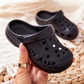 Flameshoes Black Kroks Children's Home Slippers 2