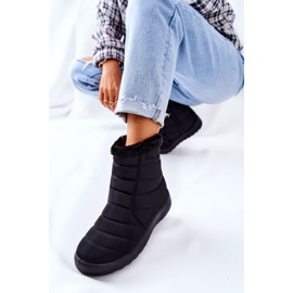 Women's Black Warm Snow Boots Mezyss 1