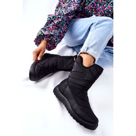 PE1 Winessa High Black Warmed Snow Boots 1