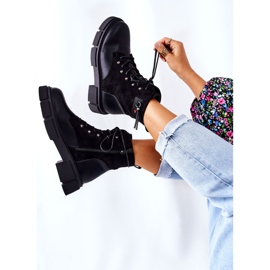 POTOCKI Leather Boots Workers Tied Black Your Way! 2