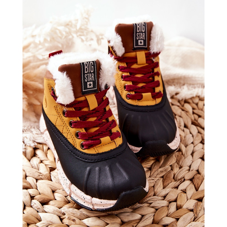 Children's Warm Boots Big Star II374072 Camel brown black orange 1 Children's Warm Boots Big Star II374072 Camel brown black orange 1