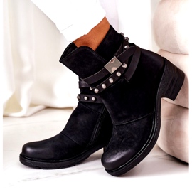 PS1 Warm Boots On High Heels Black Effie 1