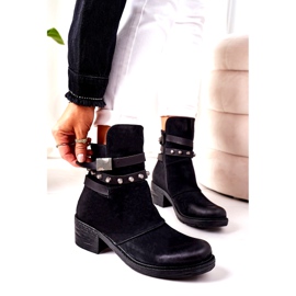 PS1 Warm Boots On High Heels Black Effie 5