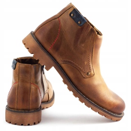 Olivier Men's boots 815 red brown 3