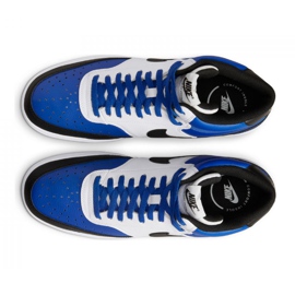 Nike Court Vision Mid Nba M DM1186-400 white black blue 2 Nike Court Vision Mid Nba M DM1186-400 white black blue 2