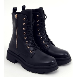 Howk Black military boots 1