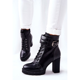 POTOCKI Boots On A High Post Black Tied Fasha 1