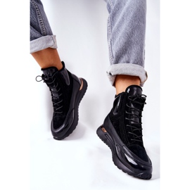 POTOCKI Black Chocci Black Leather Sports Sneakers 2 POTOCKI Black Chocci Black Leather Sports Sneakers 2