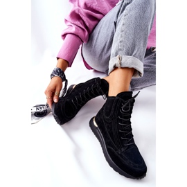 POTOCKI High Suede Sports Sneakers Black Chocci 1 POTOCKI High Suede Sports Sneakers Black Chocci 1