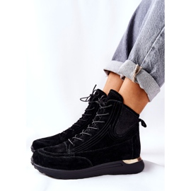 POTOCKI High Suede Sports Sneakers Black Chocci 2 POTOCKI High Suede Sports Sneakers Black Chocci 2