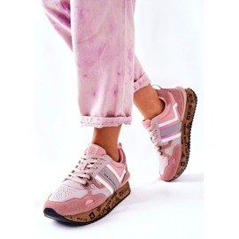 Women's sports shoes Big Star II274298 Pink 1